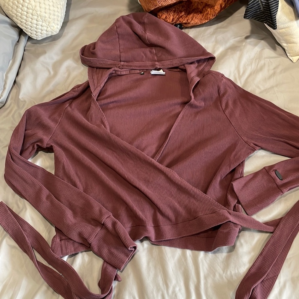 Gymshark yoga wrap hoodie